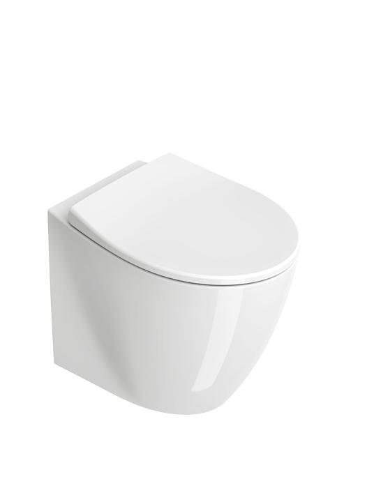 Унитаз напольный Catalano Italy Newflush 37х52 см керамика белый глянцевый 1VP52RIT00