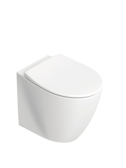 Унитаз напольный Catalano Italy Newflush 37х52 см керамика белый матовый 1VP52RITBM