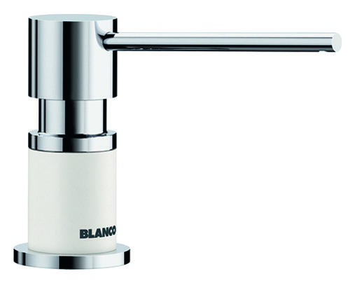 Дозатор для жидкого мыла Blanco Lato белый/хром 525814