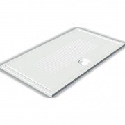 Душовий піддон Hatria LIF H3 Alchemy 140х80 см кераміка білий матовий A0Y1ZV25