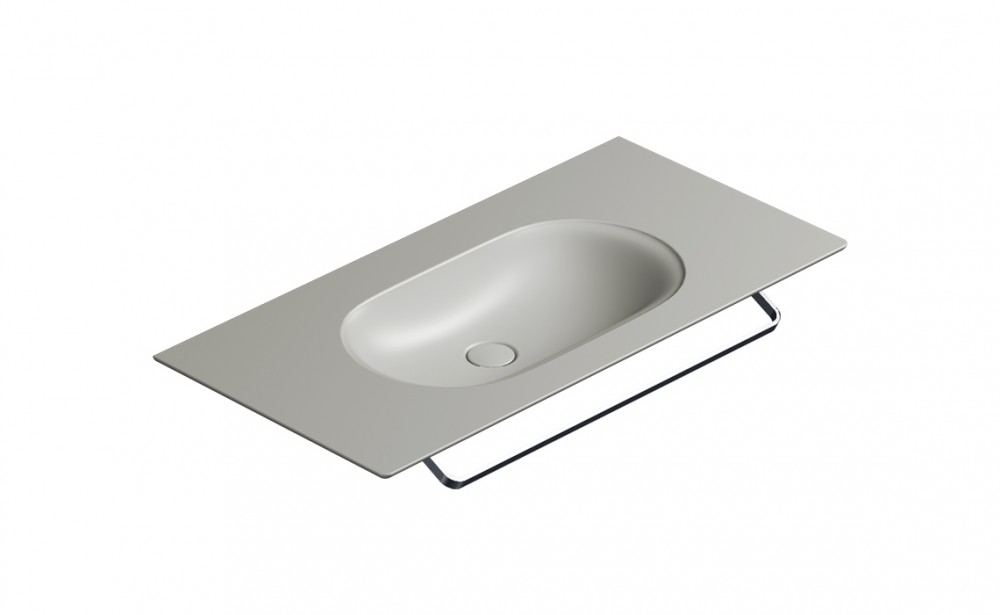 Раковина для ванної Catalano Horizon 100х50 см кераміка цемент матовий 1100HZCS