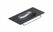 Раковина для ванной Catalano Horizon 100х50 см керамика черный матовый 1100HZNS
