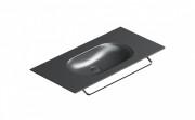 Раковина для ванной Catalano Horizon 100х50 см керамика черный матовый 1100HZNS