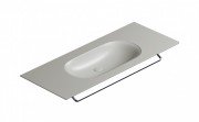 Раковина для ванної Catalano Horizon 125х50 см кераміка цемент матовий 1125HZCS