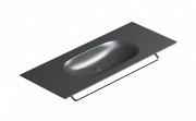 Раковина для ванной Catalano Horizon 125х50 см керамика черный матовый 1125HZNS