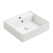 Раковина для ванной Simas Agile подвесная/накладная 51х46 см фаянс белый AG51