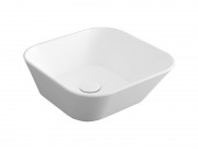 Раковина для ванной Simas Wave накладная 42х42 см фаянс белый WA 03