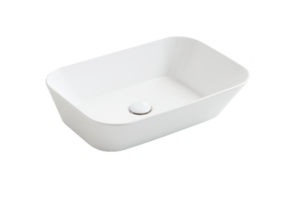 Раковина для ванної Simas Wave накладна 60х42 см фаянс білий WA 04