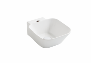 Раковина для ванной Simas Wave накладная/подвесная 33,5х43 см фаянс белый WA 07