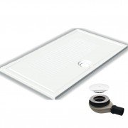 Душовий піддон Hatria LIF H3 Alchemy 120х70 см кераміка білий матовий з сифоном PCY1ZZ25