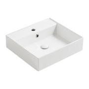 Раковина для ванної Simas Agile підвісна/накладна 51х46 см фаянс білий AG51
