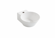 Раковина для ванной Simas Wave накладная/подвесная 33,5х43 см фаянс белый WA 05