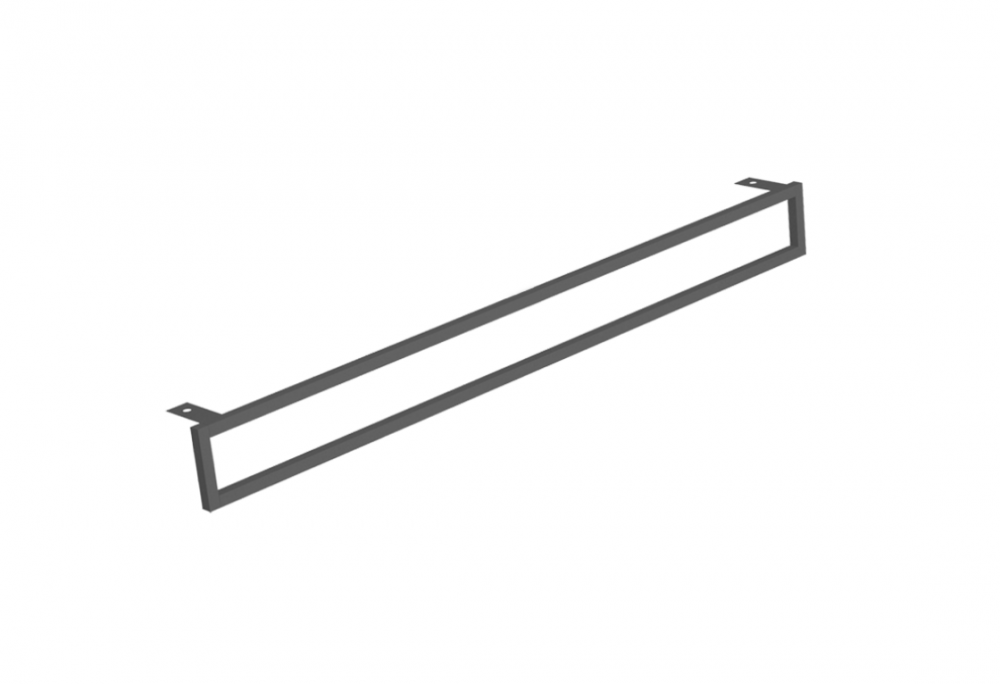 Тримач для рушників для раковини Simas Agile 100 см метал чорний матовий AGF101