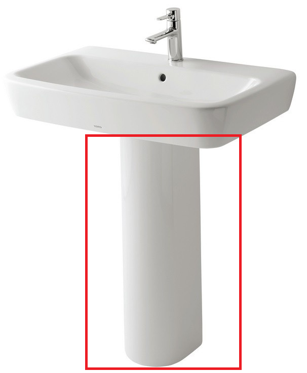 Пьедестал для раковины TOTO NC керамика белый LW10040G