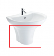 Полупъедистал для раковины TOTO Le Blanc керамика белый PT942HFK