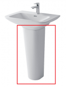 Пьедестал для раковины TOTO MH керамика белый LW10037G