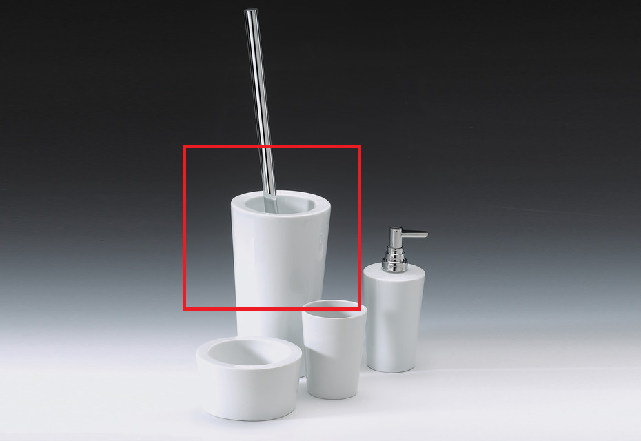 Колба для ершика унитаза Decor Walther 35 см фарфор белый DCW-DW 595/2 0831850*