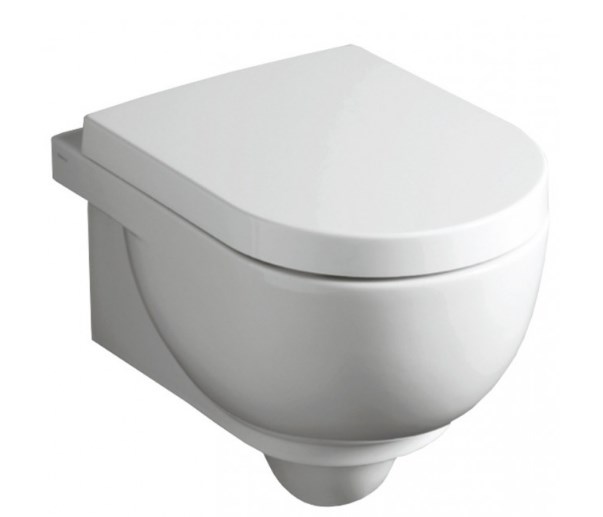 Унітаз підвісний Simas E-Line 35х51 см фаянс білий EL 18/F 85