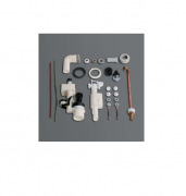 Змивний механізм Simas E-Line для моноблочного бачка хром D 22