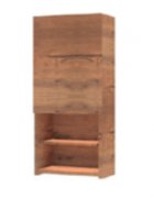 Шкаф для ванной Hatria подвесной однодверный DX 36х20 см тик Y3A0KK