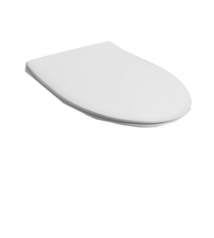 Сиденье с крышкой для унитаза Simas LFT Spazio терморезина белый LFT 005