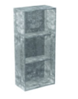 Стелаж для ванної кімнати Hatria підвісний 36 см ДСП цемент 