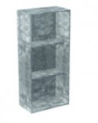  	Стеллаж для ванной комнаты Hatria подвесной 36 см ДСП цемент 