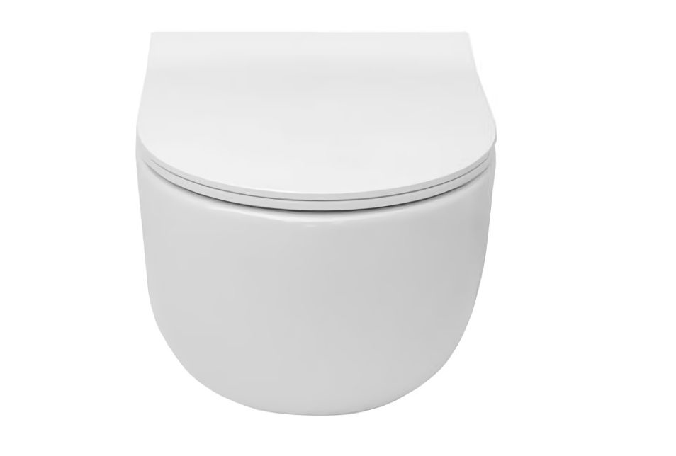 Унитаз подвесной Roca коллекция Meridian Rimless с сиденьем Slim Soft Close A34H242000