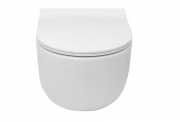 Унитаз подвесной Roca коллекция Meridian Rimless с сиденьем Slim Soft Close A34H242000