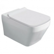 Унитаз подвесной Simas Baden Baden Rimless 36х56 см фаянс белый BB 18 / F85