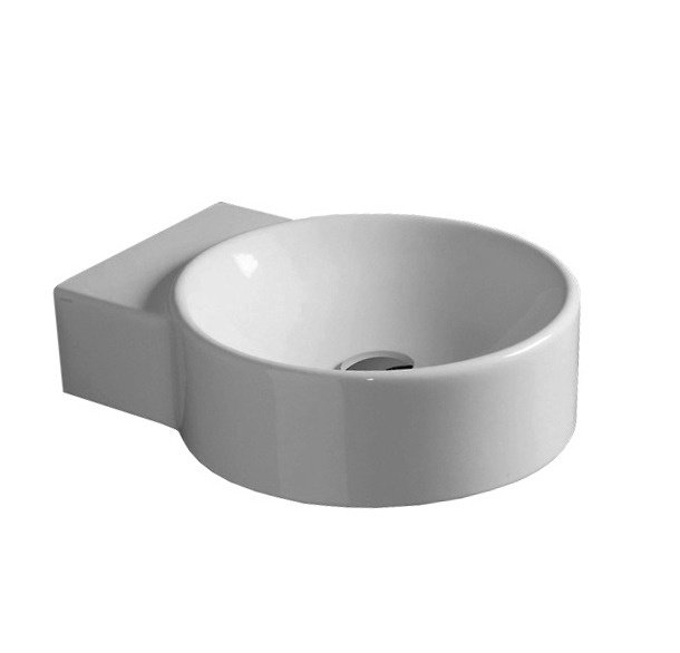 Раковина для ванної Simas Flow підвісна Ø 40 см фаянс білий FL 14
