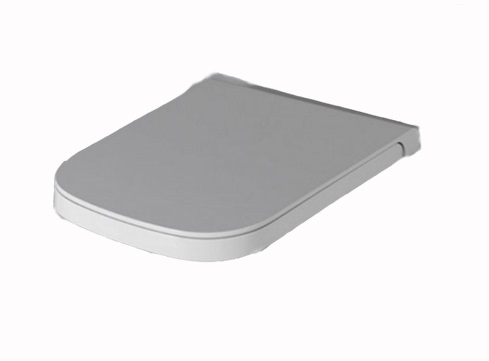 Сидіння з кришкою для унітазу Hatria Next з мікроліфтом білий матовий Y1F325