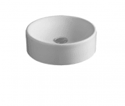 Раковина для ванної Simas Flow накладна Ø 43 см фаянс білий FL 10