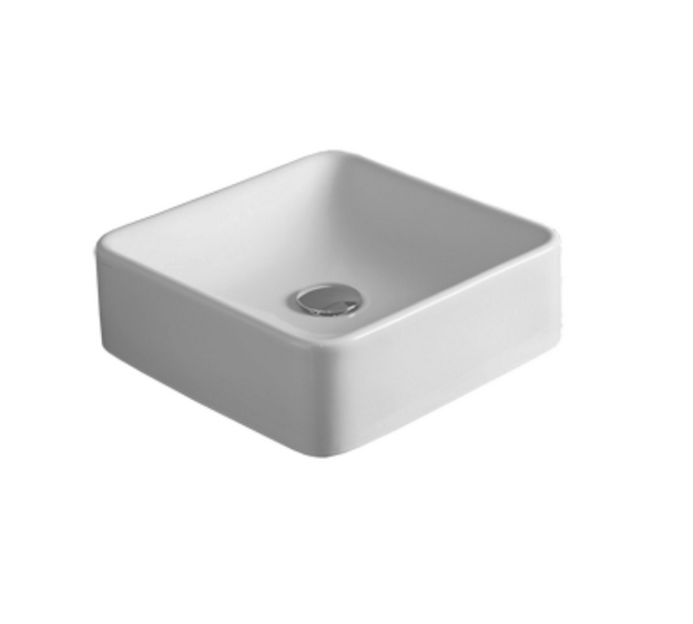 Раковина для ванной Simas Flow накладная 43х43 см фаянс белый FL 11