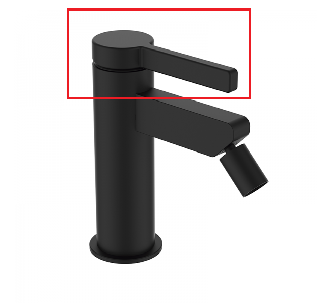 Ручка смесителя для биде GRB Axis латунь черный 00010072