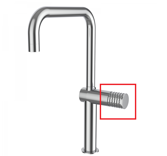 Ручка змішувача для раковини GRB Aura латунь хром 00010080