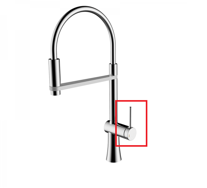 Ручка смесителя для раковины GRB Cocinas латунь хром 00010020