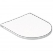 Сиденье с крышкой для унитаза Hatria Beat с микролифтом белый Y2A301