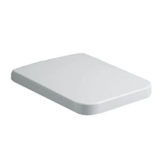 Сиденье с крышкой для унитаза Simas Flow с микролифтом терморезина белый FL 28