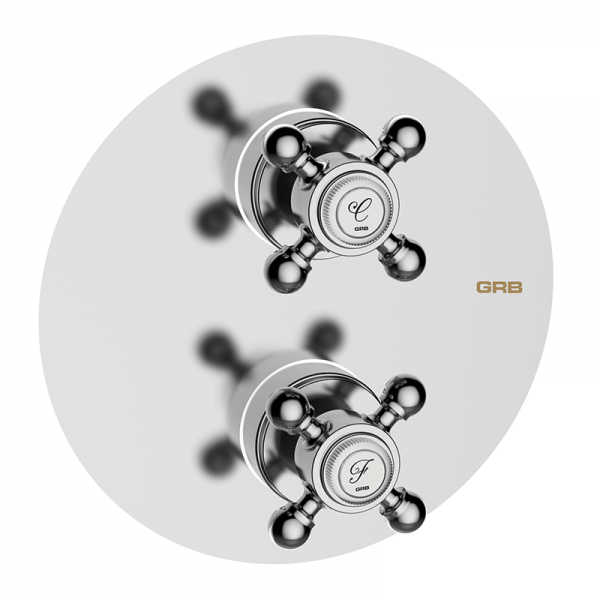 Термостат для душу GRB Clasica прихованого монтажу хром 142190