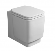 Унитаз напольный Simas Flow 35,5х49,5 см фаянс белый FL 61