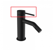 Ручка смесителя для биде GRB Time латунь черный 00010028