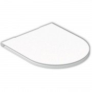 Сиденье с крышкой для унитаза Hatria Beat с микролифтом белый Y2A301