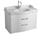 Тумба под раковину Simas Arcade подвесная 97х54 см МДФ белый лак ARM5