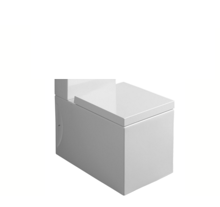 Чаша унітаза-компакту підлогова Simas Frozen 37,5х61 см фаянс білий FZ 07