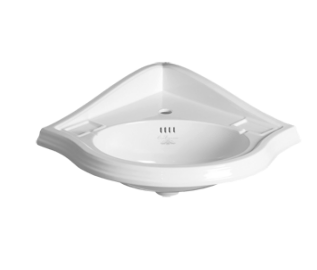 Раковина для ванної Simas Arcade підвісна/накладна 57,5х53 см фаянс білий AR 884