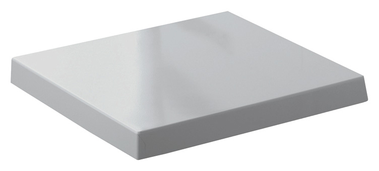 Сиденье с крышкой для унитаза Simas Frozen с микролифтом терморезина белый FZ 004