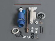 Змивний механізм Simas Frozen для моноблочного бачка хром D 15