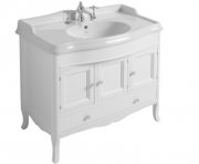 Тумба под раковину Simas Arcade напольная 97х53 см МДФ белый лак ARMD105