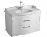 Тумба под раковину Simas Arcade подвесная 97х54 см МДФ белый лак ARM5